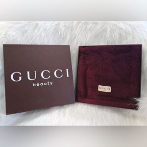 Gucci Deep Red Beauty Hand Towel